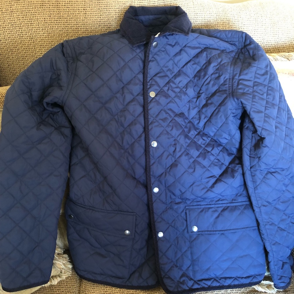 J Crew Boys Quilted Jacket Size 16